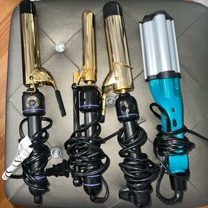 4 Piece Hot Tools & Bed Head Hair Styling Tools